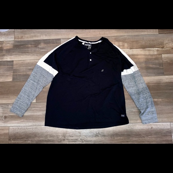 Men’s express brand 2xl Black long sleeve shirt - Picture 1 of 3